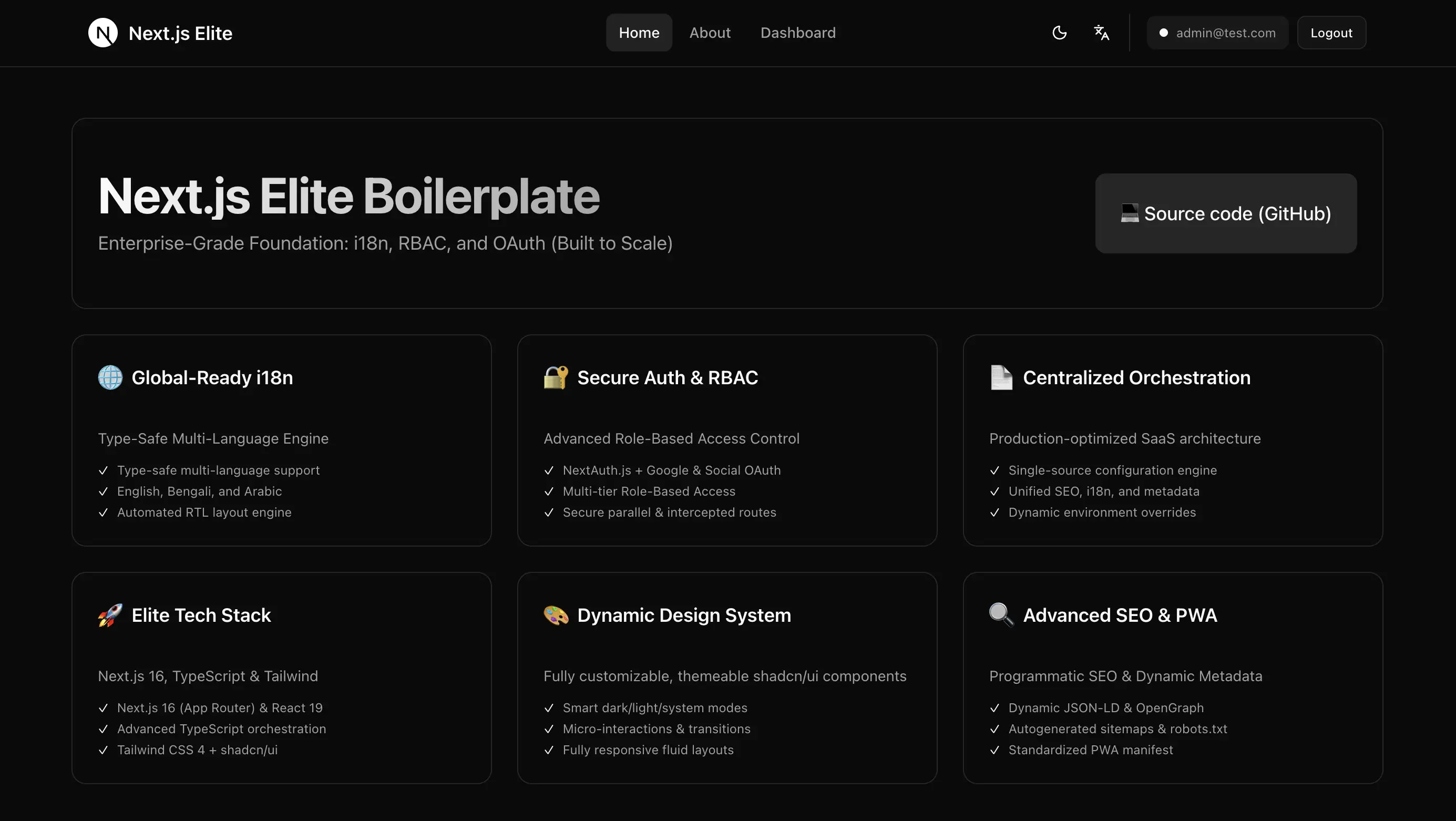 Next.js Elite Boilerplate
